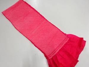 正絹　振袖用　絞り帯揚げ